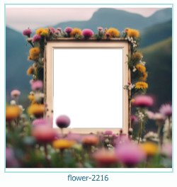 2216 fiore cornice per foto